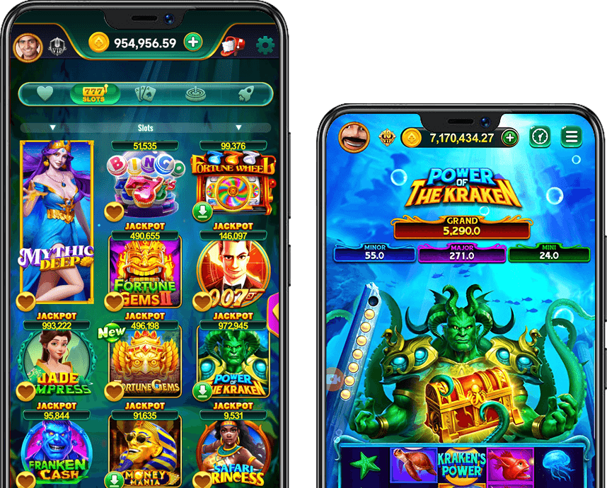 Hình ảnh đa dạng các trò chơi casino chất lượng cao, từ slot đến live casino