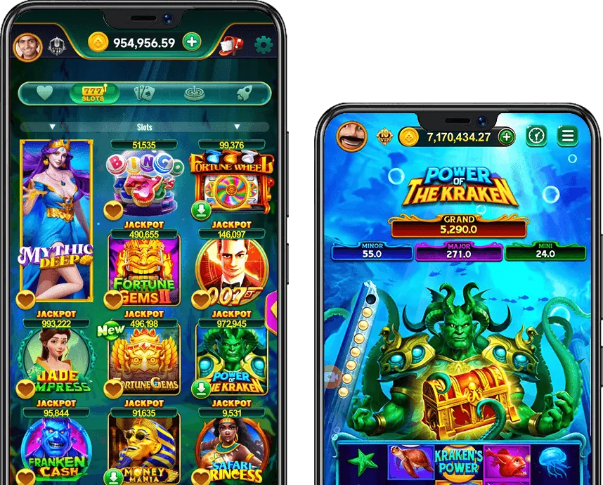 Hình ảnh đa dạng các trò chơi casino chất lượng cao, từ slot đến live casino